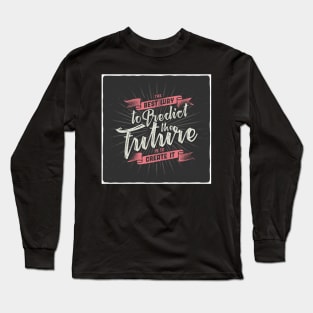 calligraphic-lettering-composition Long Sleeve T-Shirt